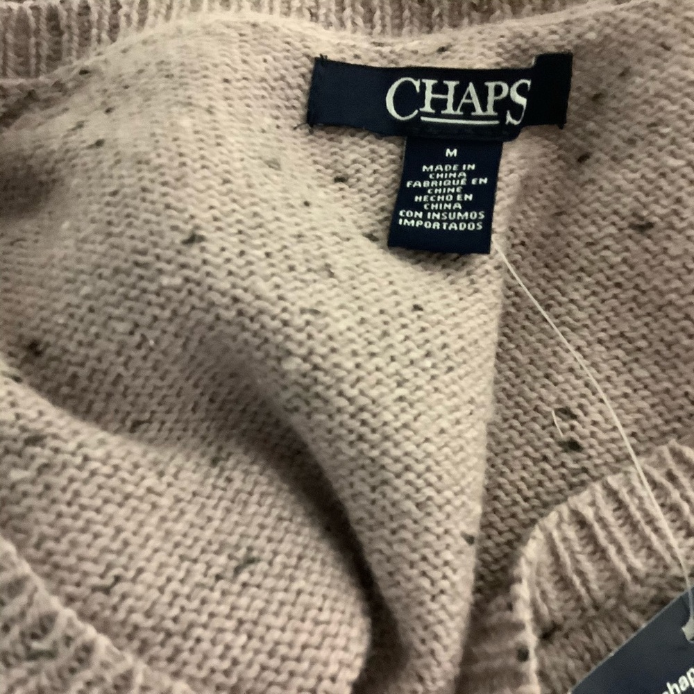 NWT Chaps Sweater Size M - Picture 4 of 6